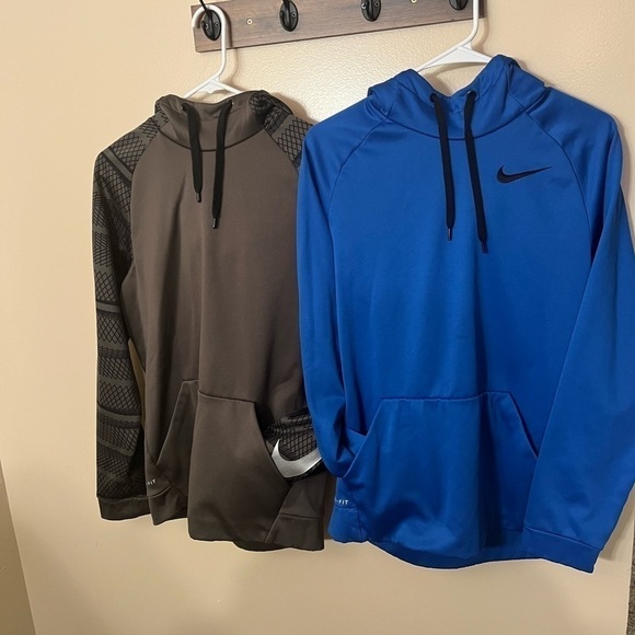 Nike Men’s Dri-Fit Set of 2 Hooded Pullovers Sz S EUC - Picture 1 of 8